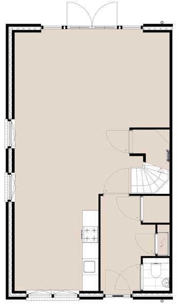 indelingsmogelijkheden en uitbreidingsopties - 2,60m hoge plafonds - Vloerverwarming op de begane grond en 1e verdieping - nkerloze spouwmuren - Losse berging in achtertuin -