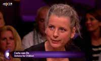 door Margrite Kalverboer ij de voorvertoning van de vierdelige documentaireserie Uitgezet, die de VARA nu uitzendt, had Tweede Kamerlid Sharon Gesthuizen (SP) het moeilijk gehad.
