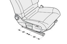 De airbag vóór aan passagierszijde moet zijn uitgeschakeld. Gebeurt dit niet, dan kan het kind bij het afgaan van de airbag levensgevaarlijk gewond raken.