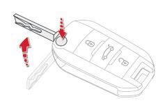 Toegang tot de auto Sleutel met afstandsbediening U kunt om de auto te ontgrendelen of vergrendelen de centrale vergrendeling bedienen met de sleutel in het portierslot of met de afstandsbediening.