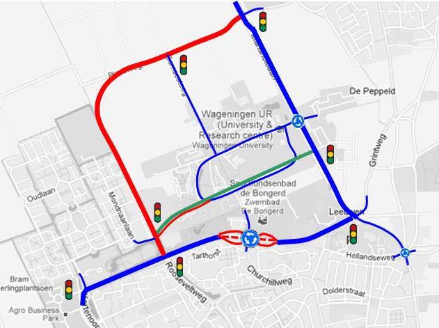 modelberekeningen (met het statische model Ede Wageningen, basisjaar 2012 en toekomstjaar 2030 en het daarop gebaseerd dynamische model van de