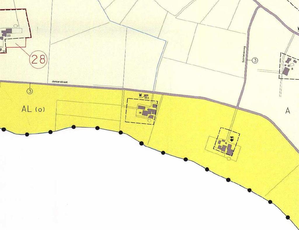 Algemeen Het perceel Jonkerstraat 16 te Megchelen is gelegen in het buitengebied van de gemeente Oude IJsselstreek. Op het perceel is een agrarisch bedrijf gevestigd, te weten een melkveebedrijf.