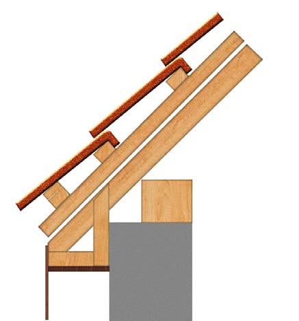 mm  mm ingewerkte kleefstrook voor overlapping van 10 cm zelfdragende slabbe