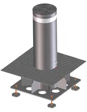 Semiautomatische paal