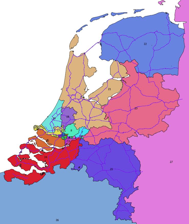 B4 Gebiedsindeling Figuur 4 Gebiedsindeling Bron: