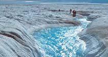 Shrinking ice sheets Greenland lost ~