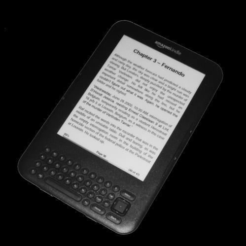 www.sleutelboek.eu e-reader E-readers zijn kleine en erg platte tablet computertjes met een beeldscherm van om en bij 10 inch, die enkel bedoeld zijn om teksten te kunnen lezen.