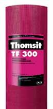 In combinatie met Thomsit FF 69 FlexFinish of Thomsit S 810 polyurethaan-egaliseermiddel te gebruiken op isolerende onderlagen ter voorkoming van restindrukken.