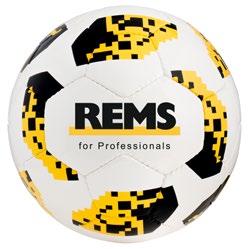 Vanaf een aankoop van 200, netto ontvangt u een REMS voetbal, vanaf netto 1.