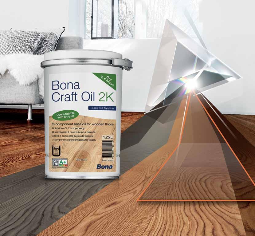 Nu ook leverbaar in 400 ml Bona Craft Oil 2K