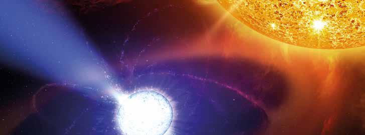 Zwaartekrachtgolven Als zware objecten zoals zwarte gaten samensmelten, ontstaan er rimpelingen in het weefsel van de ruimtetijd: zwaartekrachtgolven.