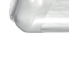 1200LM uitvoering) LED Waterdichte armaturen WDA-SV LED 2 4000 LM De WDA-SV LED is voorzien van een slagvaste polycarbonaat kap en heeft een brede range van lumenstromen waardoor een zeer