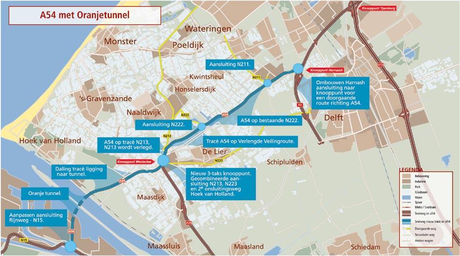 ......................... Kaart 5 A54 met Oranjetunnel 4.