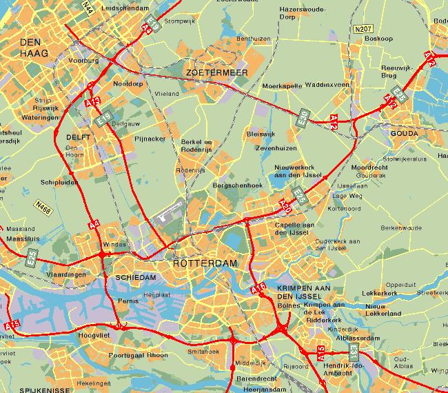 Goudappel Coffeng adviseurs verkeer en vervoer Rijkswaterstaat Dienst Zuid-Holland 4 Al deze aspecten met uitzondering van de routes gevaarlijke stoffen komen in deze nota ook, soms beperkt, soms