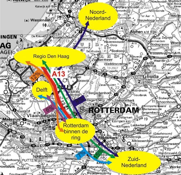 Goudappel Coffeng adviseurs verkeer en vervoer Rijkswaterstaat Dienst Zuid-Holland 18 Figuur 3.