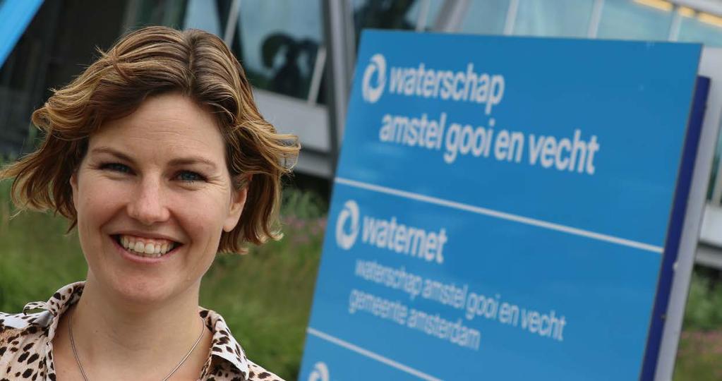 PAULINE JANSSEN, PROJECTLEIDER E-FACTUREREN, WATERNET HET SAMENWERKINGSPROJECT Waternet werkt namens waterschap Amstel, Gooi en Vecht en de gemeente Amsterdam.