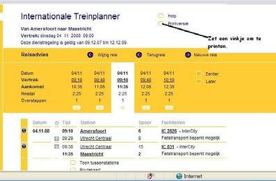 digitaal (NS-routeplanner; zoekmachines) Eventueel klassikaal via digibord doen 100 Doel: Kunnen verwerken van eenvoudige betekenisvolle gegevens in tabellen, staaf-, cirkel-, en lijngrafieken