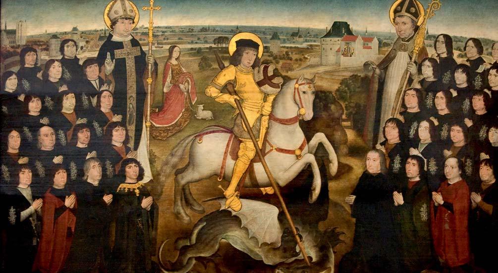 De leden van het gilde van de Grote Kruisboog te Mechelen (ca.