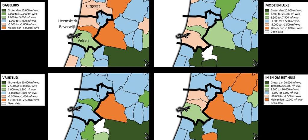 marktaandeel (in %-punt) harder dan de bevolking (in %), dan neemt de marktruimte voor detailhandel