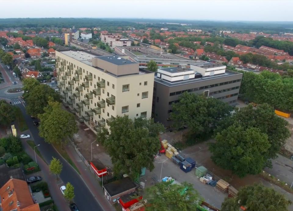 Kerngegevens project Lucent Gemeente Hilversum Programma 95 sociale huurwoningen Oplevering December 2016 Bouwtijd 11 maanden Stichtingskosten 11,9 miljoen,