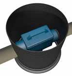 unieke Varitank filterschacht van GEP heeft de volgende eigenschappen en voordelen: - De Varitank filterschacht schuift over het kunststof mangat van de tank of betonput en