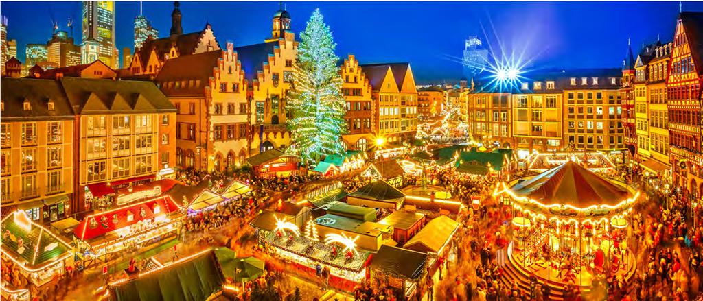 Kerstmarkten Ieder jaar zijn er een aantal cruises die als thema de kerstmarkten hebben. Deze cruises staan volledig in het teken van de grote kerstmarkten in steden langs de Rijn en de Donau.