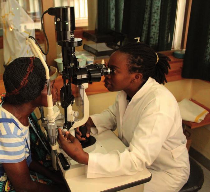 Rwanda Ondersteuning Eye Care Foundation Bijdrage aan de bouw en ondersteuning van het oogzorgprogramma in het ziekenhuis en van consulten in gebieden zonder oogheelkundige zorg van het