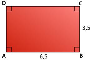 a) Bereken de lengte van een zijde. b) Bereken de omtrek. Opdracht 4 Een rechthoek heeft een lengte van 6,5 cm en een breedte van 3,5 cm.