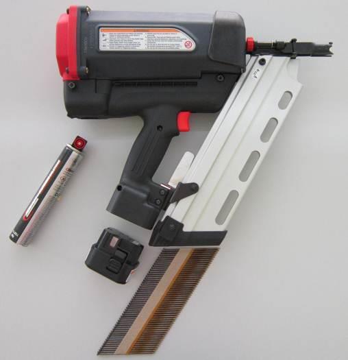 Nagelpistool met batterij en gaspatroon MAX, type GS690RH/CH Pagina