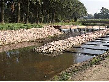 Het uitstromende water is zo schoon dat het natuurlijk leven in de