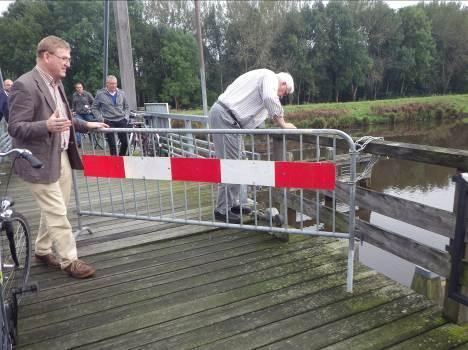 Onveilige fietsbrug