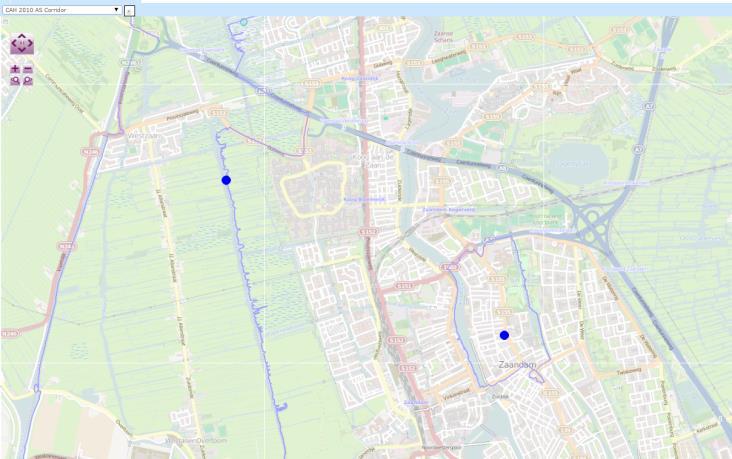 6.12 Auto, OV en fietsgebruik op een relatie Doel: inzicht verkrijgen in de verdeling over vervoerwijzen op een