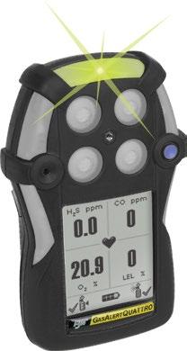 GasAlertQuattro Multigasdetector (1 4) (vervolg) Eenvoudige controles Geen handmatige controles, geen tijd verspild aan