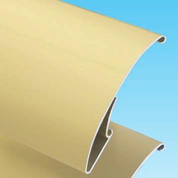 Lamellensysteem ST-130 Geëxtrudeerd aluminium zonweringsprofiel met een variabele steek van minimaal 100 mm Materialen Aluminium extrusie kwaliteit EN