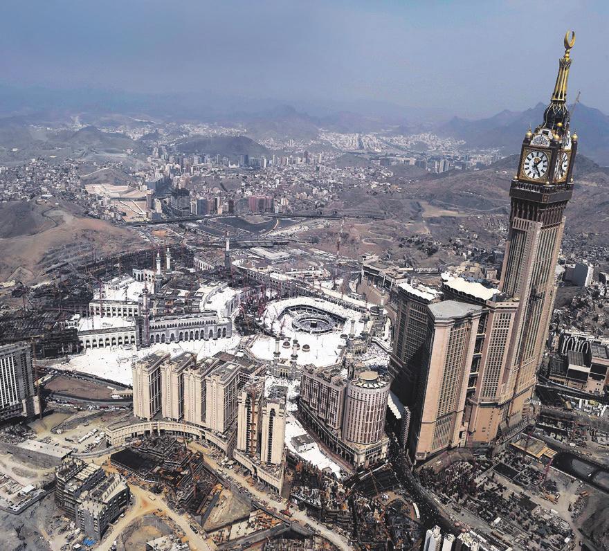 Die vraag hoef je nooit te stellen als je in de buurt van de Grote Moskee in de Saoedische stad Mekka bent.