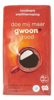 ACTIE KRANT KOFFIE ROODMERK SNELFILTER Huismerk, Pk 500 g art. 2. code 95445592 79 MEI van 1 t/m 5 MEI GELDIG WEEK 20 van 14 t/m 19 MEI POFFERTJES NATUREL K&K Daily, Pk 50st art.