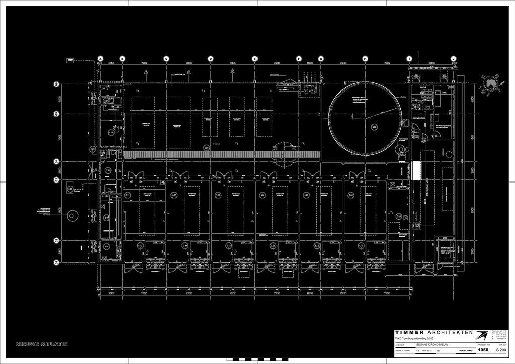 Lay-out van WKC Ypenburg na uitbreiding