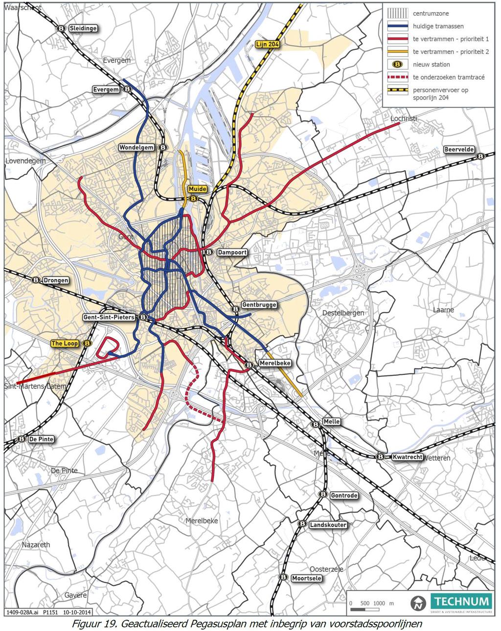 Er kunnen twee aandachtspunten uit het nieuwe mobiliteitsplan Gent gedistilleerd worden met repercussies voor de gemeente Melle, nl.