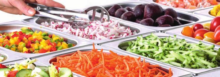 Verrassende saladebar Haal meer uit je saladebar! Wij hebben zorgvuldig verschillende menu s voor je geselecteerd.