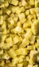 Fruitsalades Swirlfruit ananas 572002 - bak 1 kilo 100% ananas,