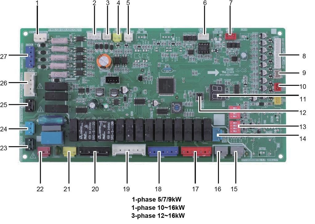 Let op drieweg klep moet een 230 Volt zijn. Sluit boiler sensor sensor aan op hoofdprint op nr 9 zie foto. (kabel meegeleverd).