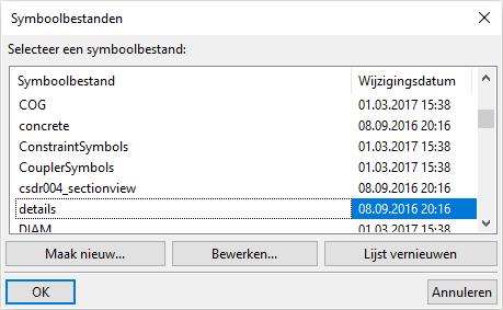 Het nummer van het symbool wordt automatisch ingevuld in het tekstveld Nummer. 4. Wijzig desgewenst de Symbool en Kader eigenschappen in het tabblad Uiterlijk. 5.