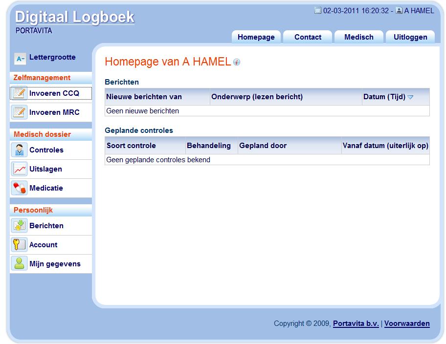Patiënten logboek Voordat een patiënt toegang heeft tot zijn eigen dossier dient u een formulier te downloaden van www.diamuraal.