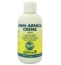 M.S.M.-ARNICA CRÈME recuperatie M.S.M Arnica crème wordt toegepast bij vermoeide, stramme spieren of stijfheid. Het maakt de spieren soepel en kan ook toegepast worden tijdens of na het sporten.