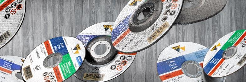 Producten sia Abrasives Inox en metaal/staal 8933 siacut Diameter Dikte Asgat Specificatie Bestelnummeeenheid Kwaliteit: yellow line 100 4 1,0 3/64 16,00 5/8 A 60 X-BF41 0020.