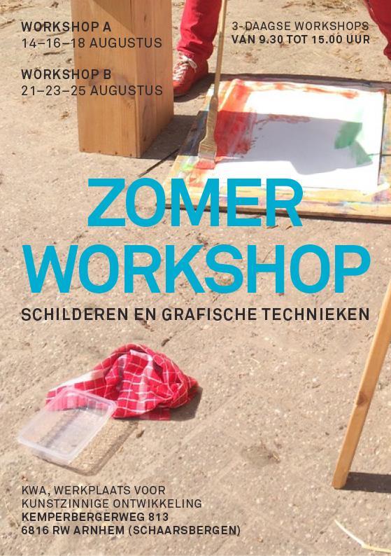 nl Zomerworkshops Buiten: tekenen en schilderen. Begeleiding: Annemarie Noorderwerf.
