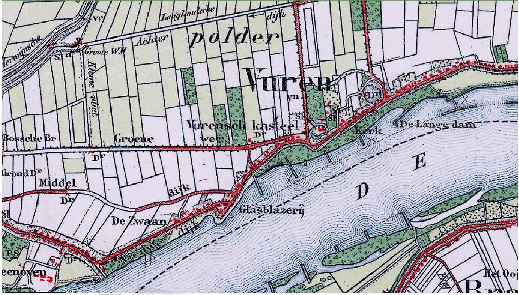 kaart uit 1811 1832. Bron: www.watwaswaar.nl.