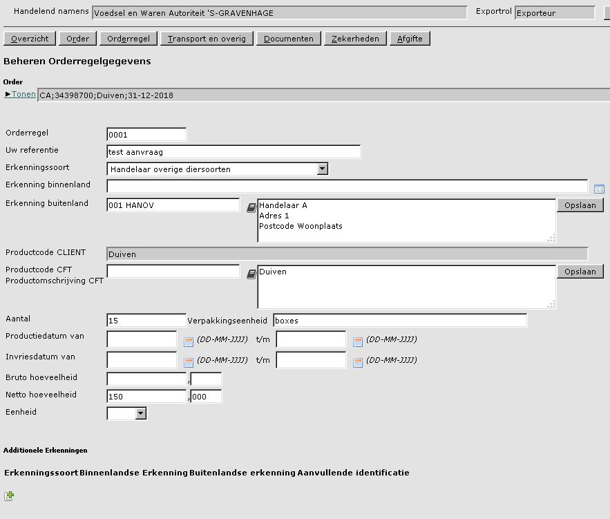 Instructie uploaden Partijregel - Identificatie / Chipnummers via CSV bestand. Voor de export van Vogels, Duiven enz.