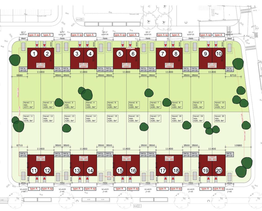 SITUATIE Heerlijk wonen in St. Odiliënberg 20 twee onder één kap woningen Wonen in t groen Sint Odiliënberg is gelegen in het aantrekkelijke en gevarieerde landschap van Midden Limburg.