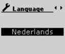 Nederlandse taal selecteren en